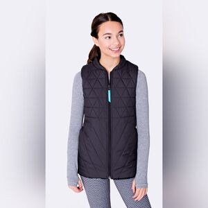 Ivivva By Lululemon Double Dimension Vest Reversible Quilted Girls Size 10